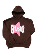 brown streetwear dubai oversized hoodie front